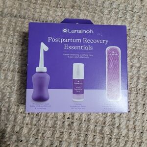 Lansinoh Postpartum Recovery Essentials Peri Bottle Herbal Spray Ice / Hot  NEW